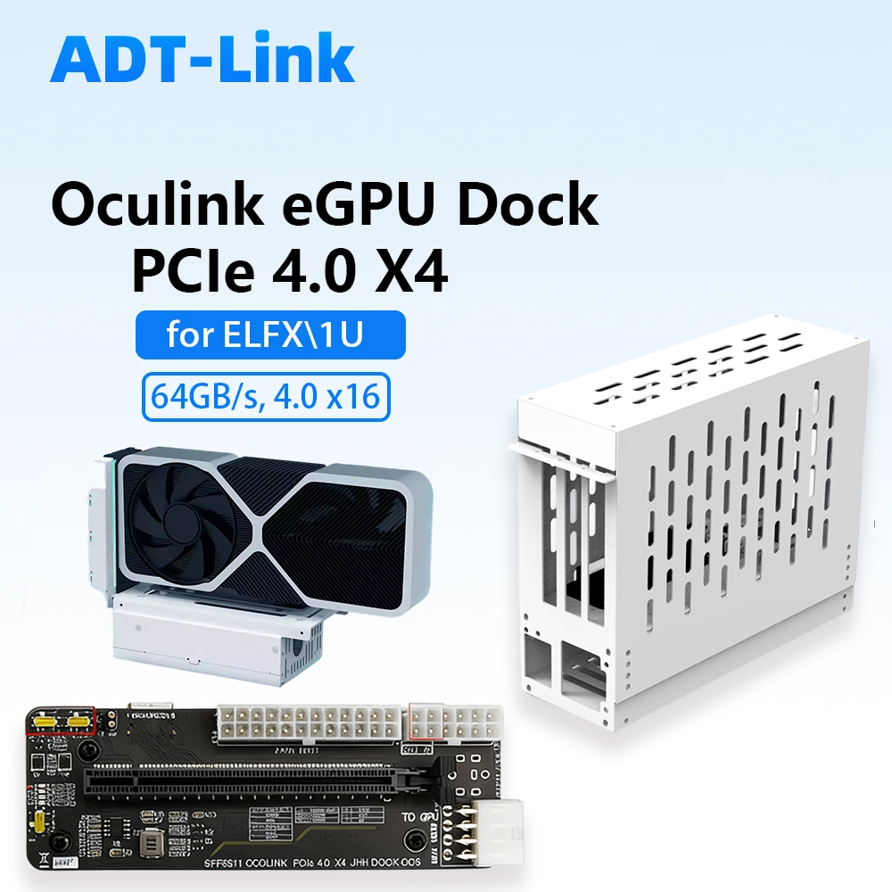 قاعدة توصيل بطاقة الرسومات Ocu - مراجعة External Gpu Dock Pcie 4.0 Oculink وسعره