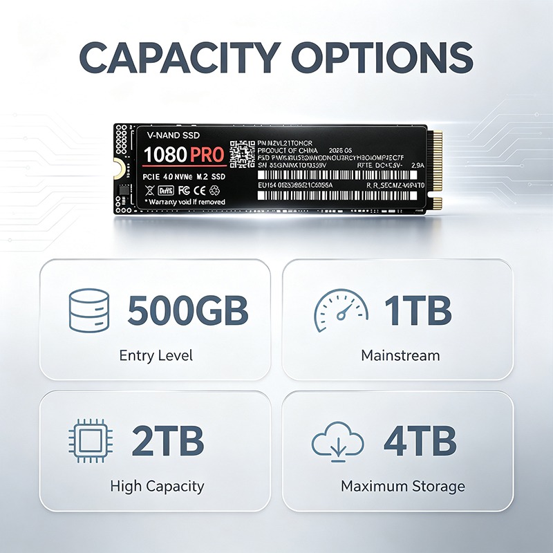 قرص SSD أصلي 1080PRO PCIe 4.0  - مراجعة M.2 Nvme 4Tb Pcie 4.0 Ssd وسعره